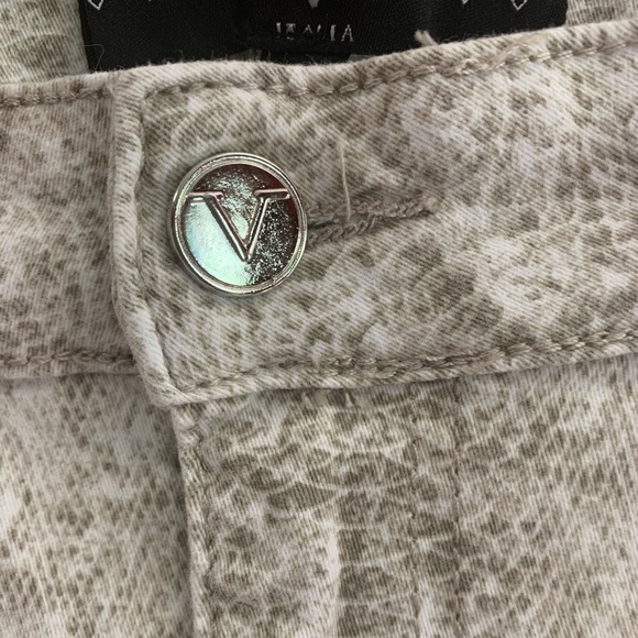 Versace 19•69 Italia Snake Skin Printed Cotton Pants. - Picture 5 of 9